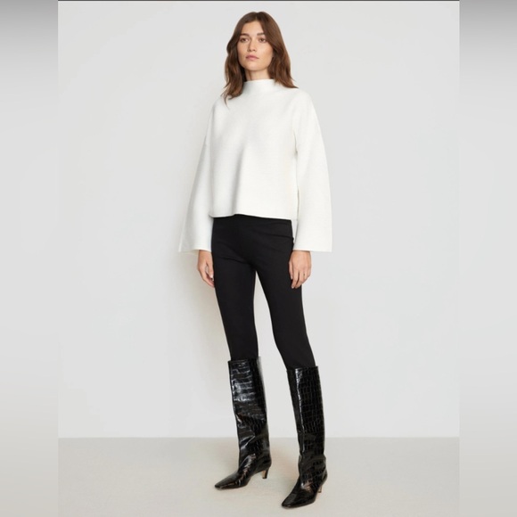 Modern Citizen Bea Slim leg high waited stretch pants, black, size small - Picture 2 of 4